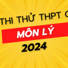 Bộ đề thi thử TN THPT - MÔN VẬT LÝ - NĂM 2024 - SOẠN BÁM SÁT CẤU TRÚC ĐỀ MINH HỌA BGD NGÀY 22.03 (Bản word có giải)