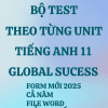 BỘ TEST THEO TỪNG UNIT TIẾNG ANH 11 GLOBAL SUCCESS - FORM MỚI 2025 - CẢ NĂM (BẢN WORD CÓ GIẢI CHI TIẾT)