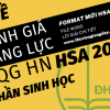 BỘ ĐỀ LUYỆN THI ĐÁNH GIÁ NĂNG LỰC HSA 2025 - PHẦN SINH HỌC - ĐẠI HỌC QUỐC GIA HÀ NỘI (BẢN WORD GIẢI CHI TIẾT)
