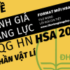 BỘ ĐỀ LUYỆN THI ĐÁNH GIÁ NĂNG LỰC HSA 2025 - PHẦN VẬT LÍ - ĐẠI HỌC QUỐC GIA HÀ NỘI (BẢN WORD GIẢI CHI TIẾT)