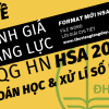 BỘ ĐỀ LUYỆN THI ĐÁNH GIÁ NĂNG LỰC HSA 2025 - TOÁN HỌC VÀ XỬ LÍ SỐ LIỆU - ĐẠI HỌC QUỐC GIA HÀ NỘI (BẢN WORD GIẢI CHI TIẾT)