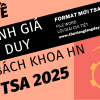 BỘ ĐỀ LUYỆN THI ĐÁNH GIÁ TƯ DUY TSA 2025 - ĐẠI HỌC BÁCH KHOA HÀ NỘI (BẢN WORD GIẢI CHI TIẾT)
