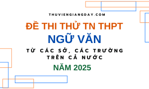 BỘ ĐỀ THI THỬ TN THPT TỪ CÁC TRƯỜNG CHUYÊN VÀ SỞ GIÁO DỤC CẢ NƯỚC – MÔN NGỮ VĂN – NĂM 2025 (Bản word giải chi tiết)