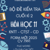 BỘ ĐỀ KIỂM TRA CUỐI KÌ 2 HÓA HỌC 11 FORM MỚI 2025 CHUNG 3 SÁCH KNTT CTST CÁNH DIỀU CV 7991 WORD GIẢI CHI TIẾT