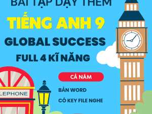 TÀI LIỆU DẠY THÊM FULL 4 KĨ NĂNG TIẾNG ANH 9 GLOBAL SUCCESS FORM MỚI 2025-2026