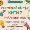 CHUYÊN ĐỀ BÀI TẬP CHÍNH KHÓA, DẠY THÊM KHTN 7 PHẦN SINH HỌC
