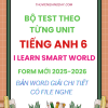 BỘ TEST THEO UNIT TIẾNG ANH 6 I-LEARN SMART WORLD CÓ NGHE FORM MỚI 2025-2026