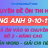 CHUYÊN ĐỀ ÔN THI HSG TIẾNG ANH 9-10-11-12 VÀ ÔN THI VÀO 10 CHUYÊN