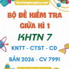 ĐỀ ÔN TẬP KIỂM TRA GIỮA KÌ 1 KHTN 7 CV 7991 LÍ HOÁ SINH
