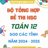BỘ TỔNG HỢP ĐỀ THI HSG TOÁN 12 SGD CÁC TỈNH NĂM 2024-2025