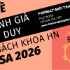 BỘ ĐỀ LUYỆN THI THỬ ĐÁNH GIÁ TƯ DUY ĐẠI HỌC BÁCH KHOA HÀ NỘI TSA NĂM 2026 ĐỢT 1