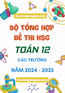 BỘ TỔNG HỢP ĐỀ THI HSG TOÁN 12 CÁC TRƯỜNG NĂM 2024-2025