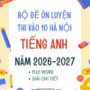 ĐỀ THI VÀO 10 TIẾNG ANH HÀ NỘI 2026