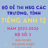 ĐỀ THI HSG TIẾNG ANH 12 CÁC TRƯỜNG TỈNH NĂM 2026