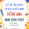 ĐỀ THI VÀO 10 TIẾNG ANH BẮC NINH 2026