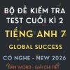 Bộ đề kiểm tra cuối kì 2 Global Success 7 có nghe năm 2026