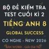 Bộ đề kiểm tra cuối kì 2 Global Success 8 có nghe năm 2026