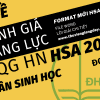 BỘ ĐỀ LUYỆN THI THỬ PHẦN SINH HỌC ĐÁNH GIÁ NĂNG LỰC ĐẠI HỌC QUỐC GIA HÀ NỘI HSA NĂM 2026 ĐỢT 3