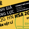 BỘ ĐỀ LUYỆN THI THỬ PHẦN VẬT LÍ ĐÁNH GIÁ NĂNG LỰC ĐẠI HỌC QUỐC GIA HÀ NỘI HSA NĂM 2026 ĐỢT 3