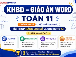 Kế hoạch bài dạy giáo án Toán 11 tích hợp năng lực số bộ sách Kết nối tri thức cả năm bản Word nâng cao ứng dụng AI