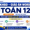Kế hoạch bài dạy giáo án Toán 12 tích hợp năng lực số bộ sách Kết nối tri thức cả năm bản Word nâng cao ứng dụng AI