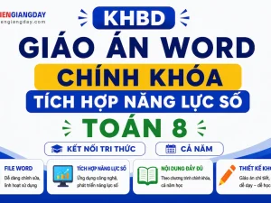 Bộ KHBD Giáo án Word tích hợp năng lực số môn Toán 8 sách Kết nối tri thức cả năm chuẩn Công văn 5512.