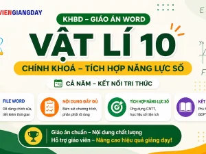 Kế hoạch bài dạy giáo án Word chính khóa Vật lí 10 bộ sách Kết nối tri thức cả năm học chuẩn 5512 có tích hợp hoạt động năng lực số