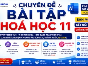 Chuyên đề bài tập Hóa học 11 Kết nối tri thức bản 2027 file Word có lời giải chi tiết