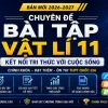 Chuyên đề bài tập Vật lí 11 Kết nối tri thức file Word có lời giải chi tiết