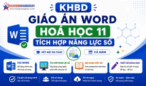 KHBD Giáo án Word Hóa học 11 Kết nối tri thức tích hợp năng lực số cả năm