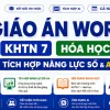 Giáo án KHTN 7 Hóa học tích hợp năng lực số và AI bộ Kết nối tri thức cả năm