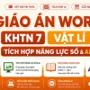 Giáo án KHTN 7 Vật lí tích hợp năng lực số và AI bộ Kết nối tri thức cả năm