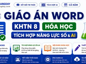 Giáo án KHTN 8 Hóa học tích hợp năng lực số và AI bộ Kết nối tri thức cả năm