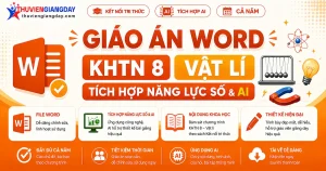 Giáo án KHTN 8 Vật lí tích hợp năng lực số và AI bộ Kết nối tri thức cả năm