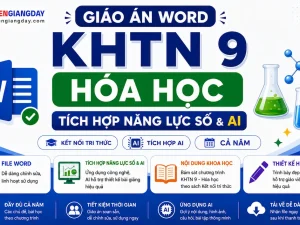 Giáo án KHTN 9 Hóa học tích hợp năng lực số và AI bộ Kết nối tri thức cả năm