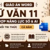 Giáo án Ngữ văn 11 tích hợp năng lực số và AI bộ Kết nối tri thức file Word