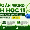 Giáo án Sinh học 11 tích hợp năng lực số và AI bộ Kết nối tri thức file Word