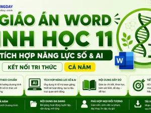Giáo án Sinh học 11 tích hợp năng lực số và AI bộ Kết nối tri thức file Word