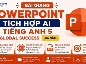 Trọn bộ bài giảng Powerpoint AI Tiếng Anh 5 Global Success cả năm