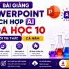 Bài giảng Powerpoint Hóa học 10 Kết nối tri thức tích hợp AI cả năm