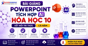 Bài giảng Powerpoint Hóa học 10 Kết nối tri thức tích hợp AI cả năm
