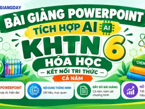 Bài giảng powerpoint KHTN 6 Hóa học Kết nối tri thức tích hợp AI