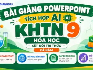 Bài giảng powerpoint KHTN 9 Hóa học Kết nối tri thức tích hợp AI