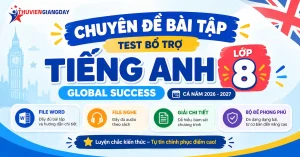 Bài tập bổ trợ Tiếng Anh 8 Global Success có đáp án chi tiết