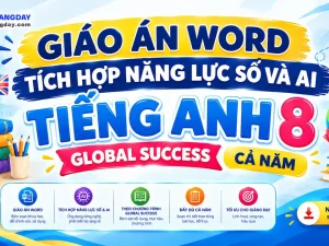 Giáo án Năng lực số Tiếng Anh 8 Global Success tích hợp AI