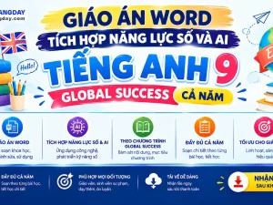 Giáo án Năng lực số Tiếng Anh 9 Global Success tích hợp AI
