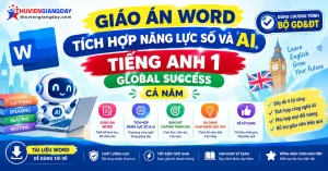 Giáo án Tiếng Anh 1 Global Success tích hợp năng lực số và AI