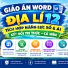 Giáo án năng lực số Địa lí 12 Kết nối tri thức tích hợp AI