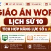 Giáo án năng lực số Lịch sử 10 Kết nối tri thức tích hợp AI