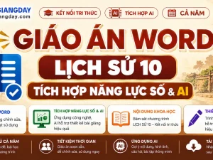 Giáo án năng lực số Lịch sử 10 Kết nối tri thức tích hợp AI